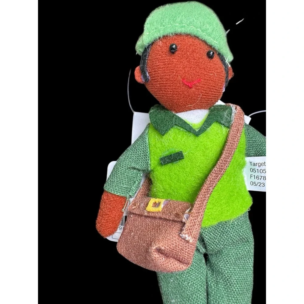 Wondershop 2 Ornaments Mail Carrier/Construction ManRetired Xmas Target 2023 NWT